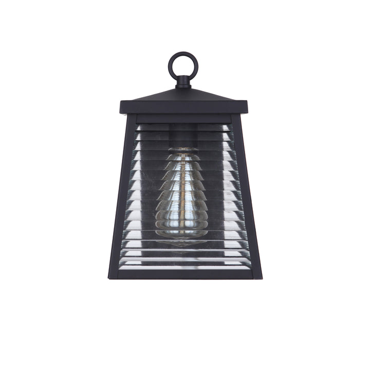 Armstrong 1 Light Small Outdoor Wall Lantern in Midnight CRAFTMADE