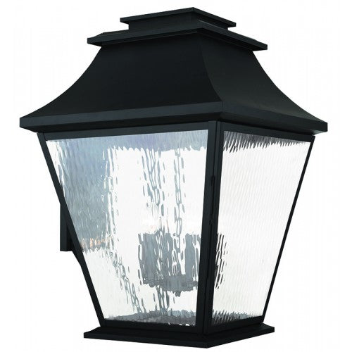 6 Light Black Outdoor Wall Lantern Livex