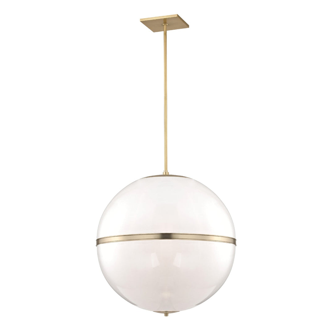 Brian Patrick Flynn Truax 4 Light Aged Brass Chandelier Crystorama