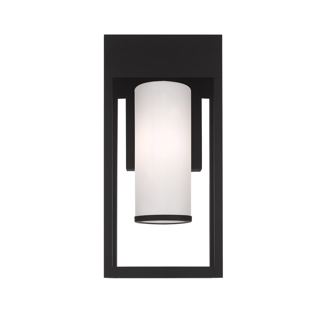 1 Light Black Outdoor Wall Lantern Livex