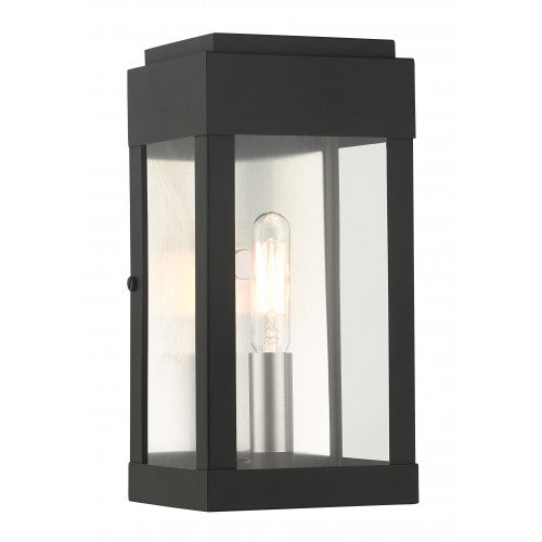 1 Light Black Outdoor ADA Wall Lantern Livex