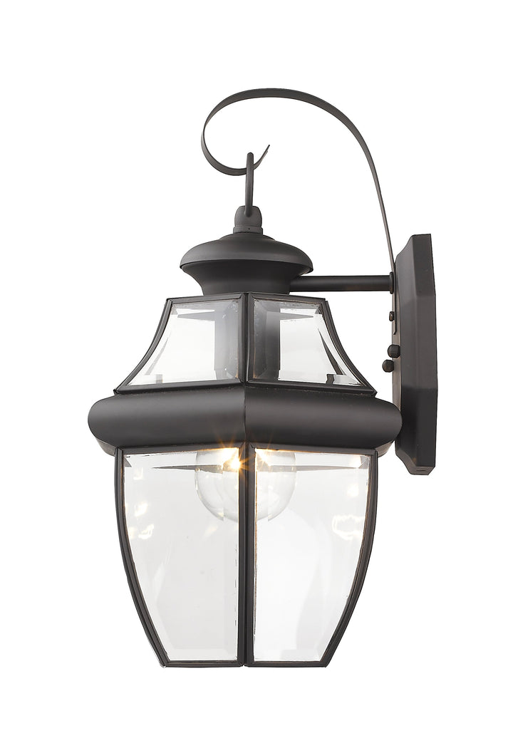 1 Light Bronze Outdoor Wall Lantern Livex