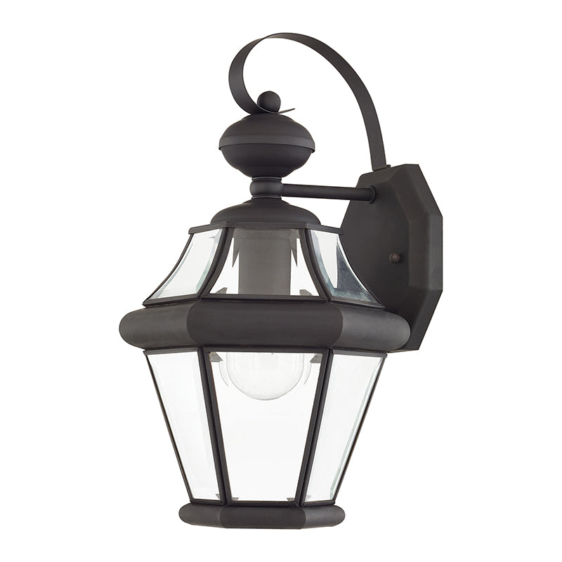 1 Light Bronze Outdoor Wall Lantern Livex