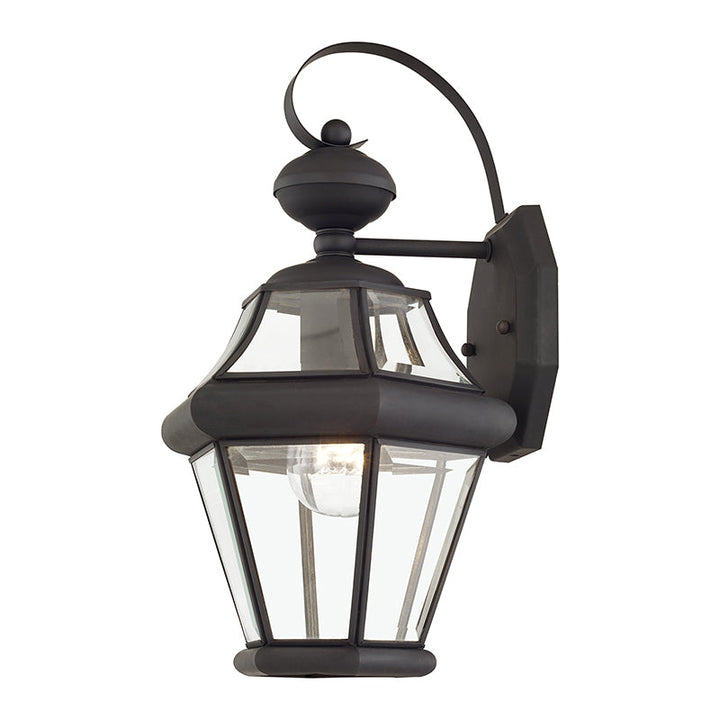 1 Light Bronze Outdoor Wall Lantern Livex