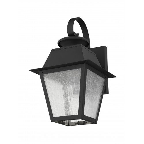 1 Light Black Outdoor Wall Lantern Livex