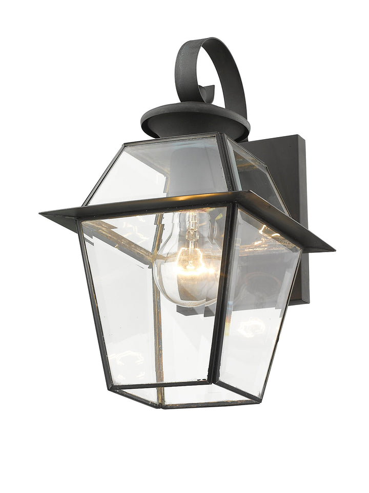 1 Light Charcoal Outdoor Wall Lantern Livex