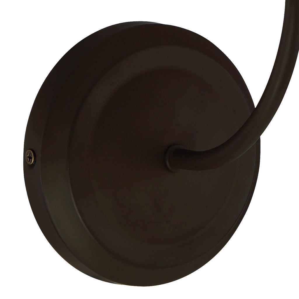 Crystorama Crystorama Libby Langdon Sylvan 1 Light Dark Bronze Sconce