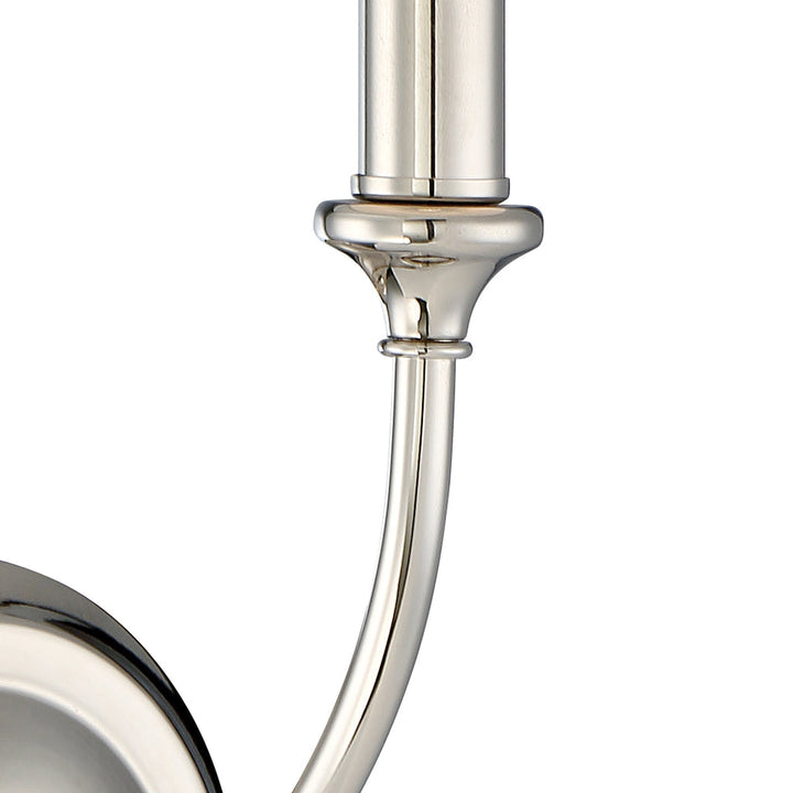 Libby Langdon Sylvan 1 Light Polished Nickel Sconce Crystorama