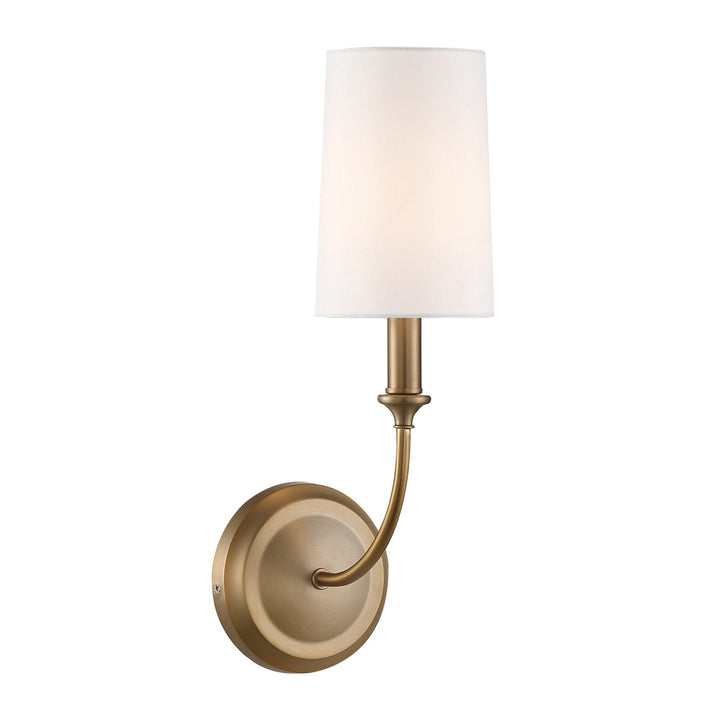 Crystorama Crystorama Libby Langdon Sylvan 1 Light Vibrant Gold Sconce