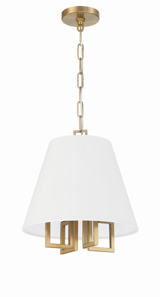 Libby Langdon Westwood 4 Light Vibrant Gold Pendant Crystorama