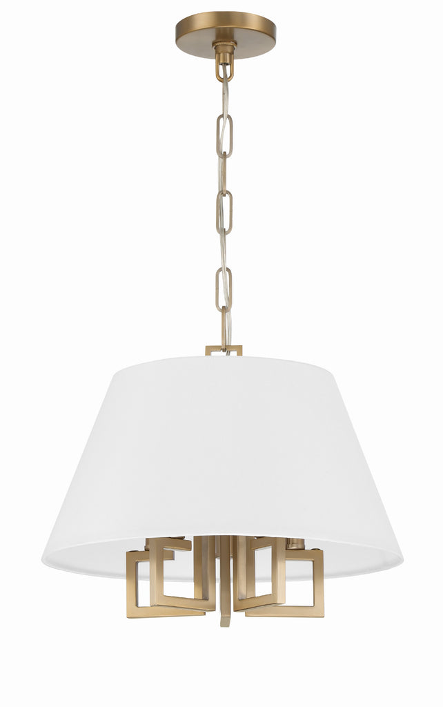 Libby Langdon Westwood 5 Light Vibrant Gold Pendant Crystorama