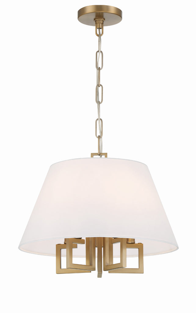 Libby Langdon Westwood 5 Light Vibrant Gold Pendant Crystorama