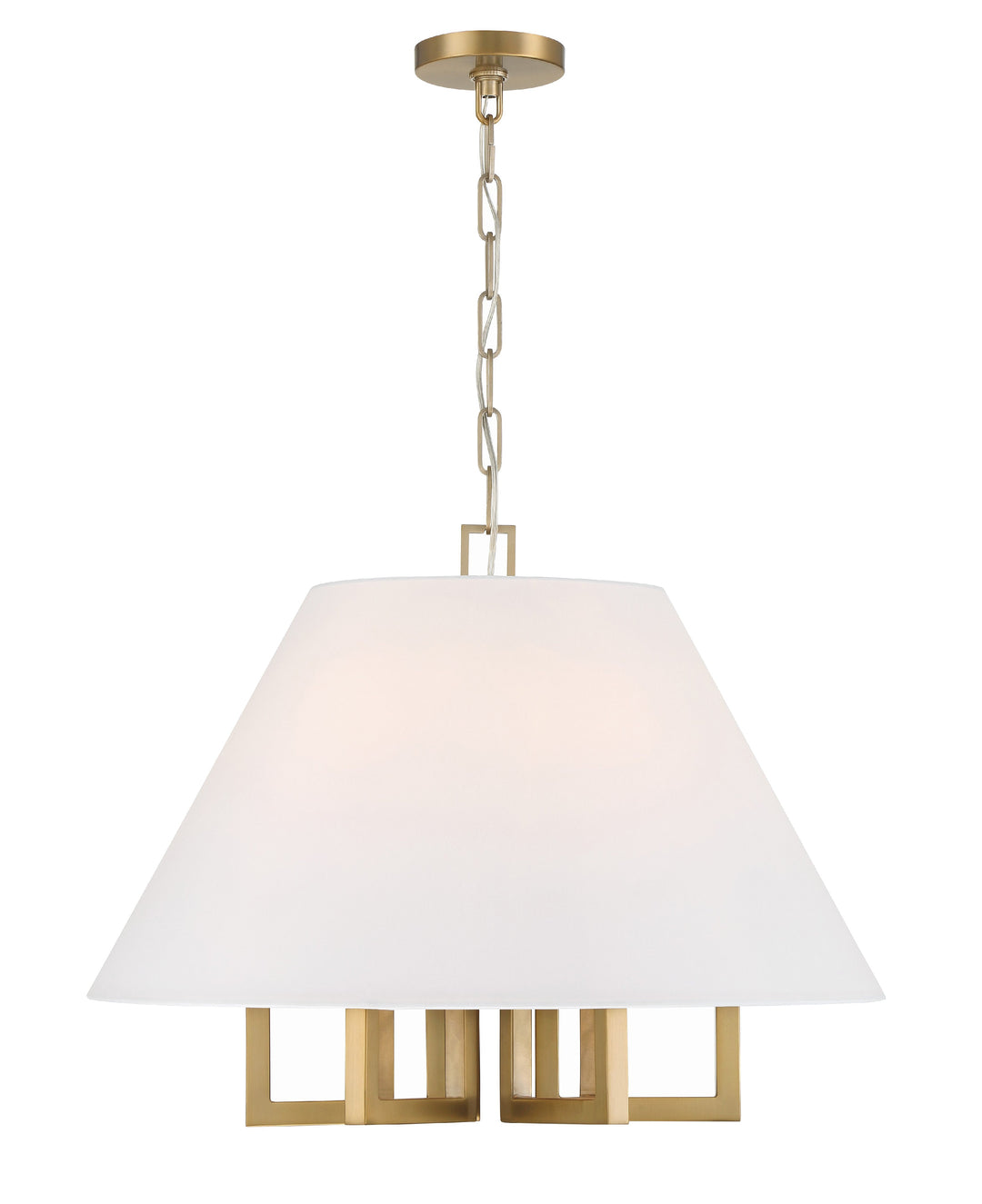 Libby Langdon Westwood 6 Light Vibrant Gold Chandelier Crystorama