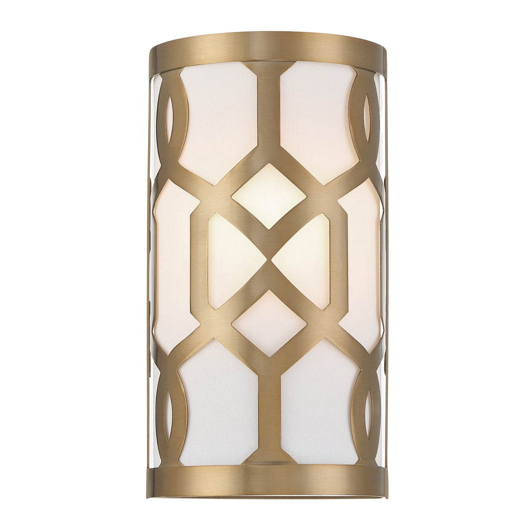 Crystorama Crystorama Libby Langdon Jennings 1 Light Aged Brass Sconce