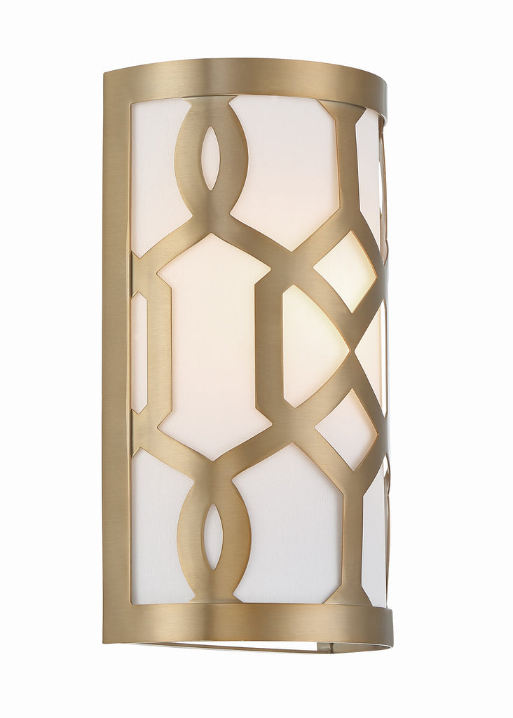 Crystorama Crystorama Libby Langdon Jennings 1 Light Aged Brass Sconce