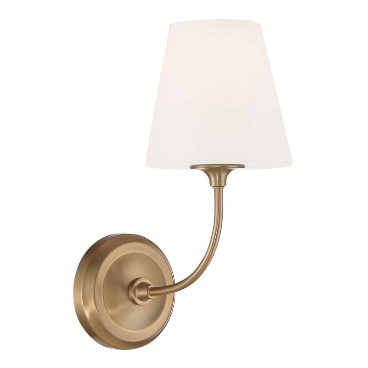 Crystorama Crystorama Libby Langdon Sylvan 1 Light Vibrant Gold Sconce