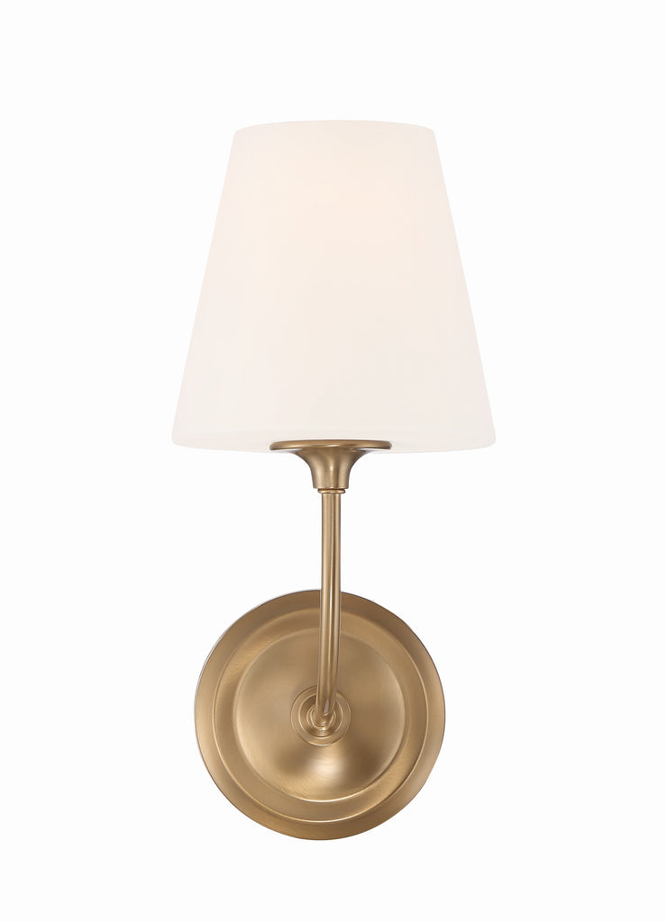 Crystorama Crystorama Libby Langdon Sylvan 1 Light Vibrant Gold Sconce