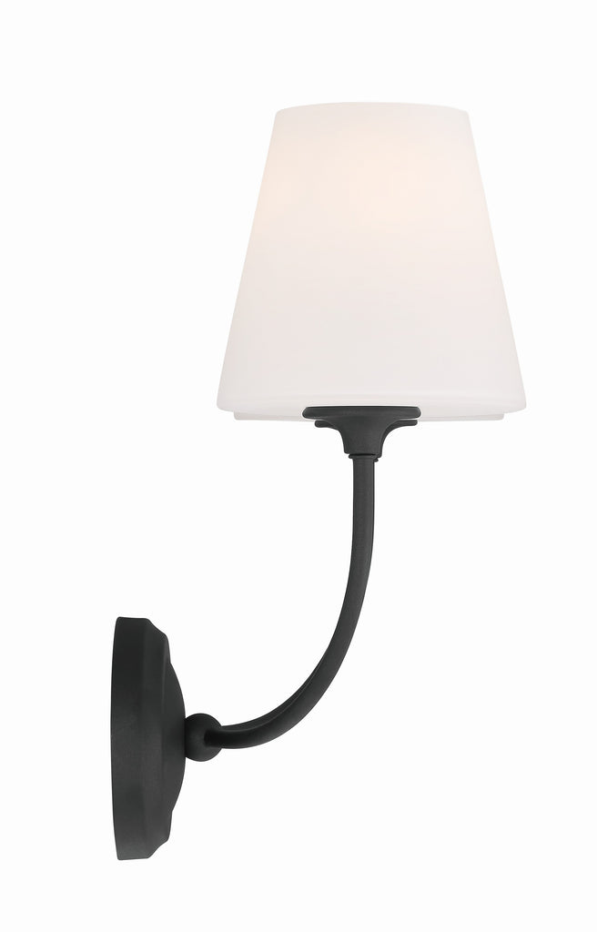 Crystorama Crystorama Libby Langdon Sylvan 2 Light Black Forged Sconce