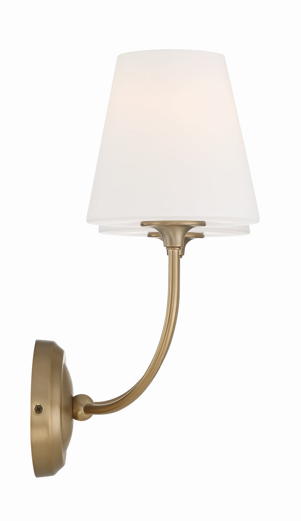 Libby Langdon Sylvan 2 Light Vibrant Gold Sconce Crystorama