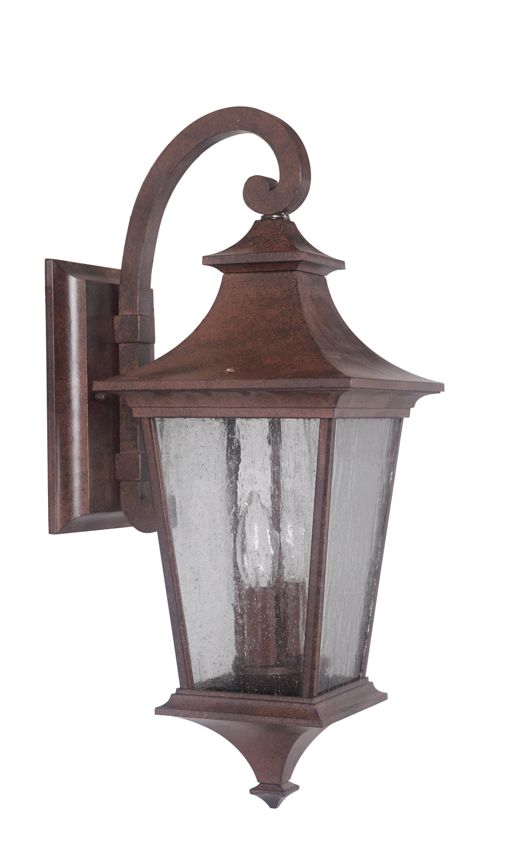 CRAFTMADE Argent II 2 Light Medium Outdoor Wall Lantern in Aged Bronze