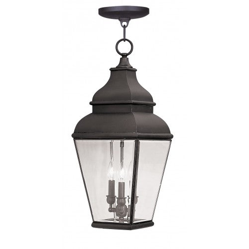 3 Light Bronze Outdoor Lantern Livex