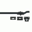 26 Inch Deltana Offset Heavy Duty Surface Bolt (Flat Black Finish) DELTANA