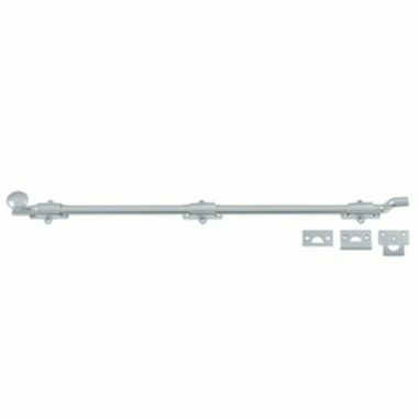 DELTANA 26 Inch Deltana Offset Heavy Duty Surface Bolt Polished Chrome Finish