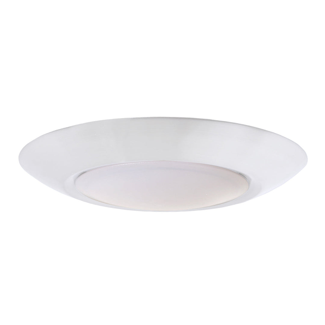 CRAFTMADE Slim Line 1 Light 6" LED Flushmount in White (7" Overall Diameter)