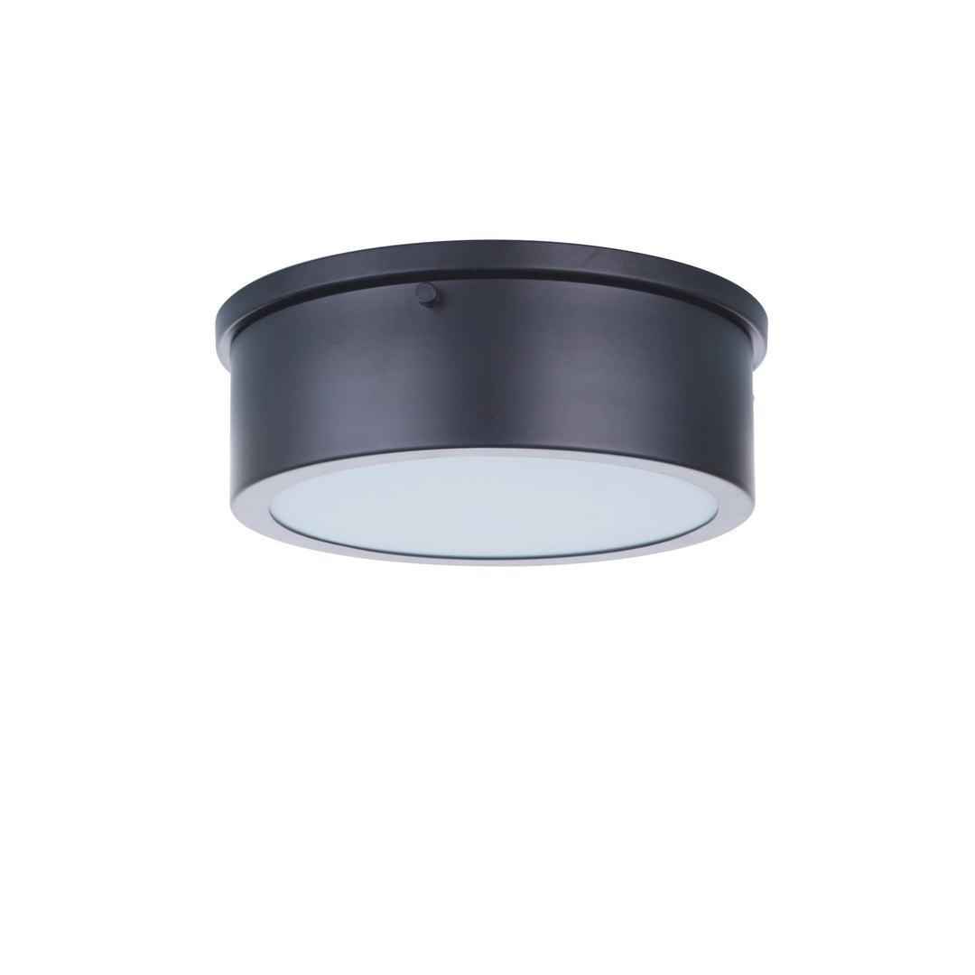 Fenn 1 Light 9" LED Flushmount in Flat Black CRAFTMADE