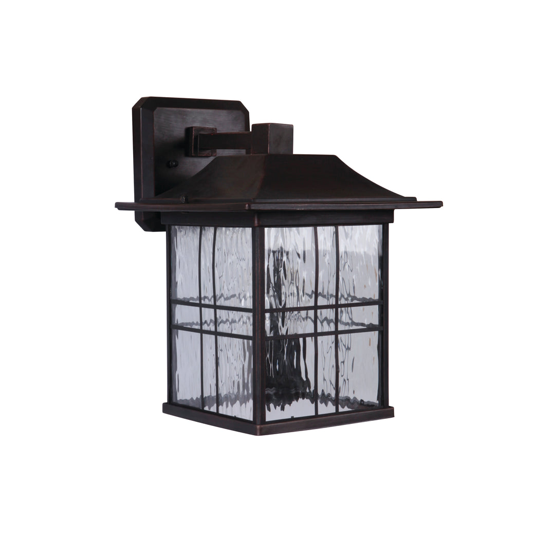 CRAFTMADE Dorset 2 Light Medium Outdoor Wall Lantern in Aged Bronze Brushed