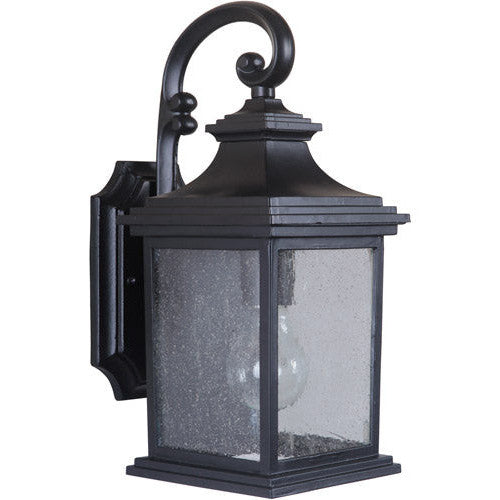 CRAFTMADE Gentry 1 Light Small Outdoor Wall Lantern in Midnight