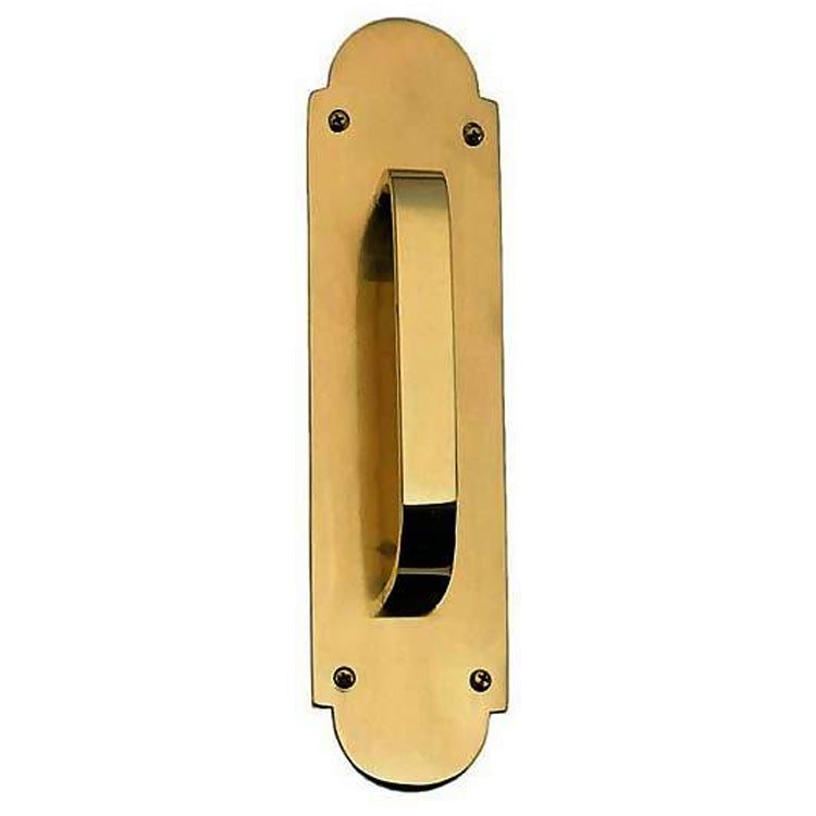 12 Inch Traditional Door Pull & Plate COPPER MOUNTAIN HARDWARE