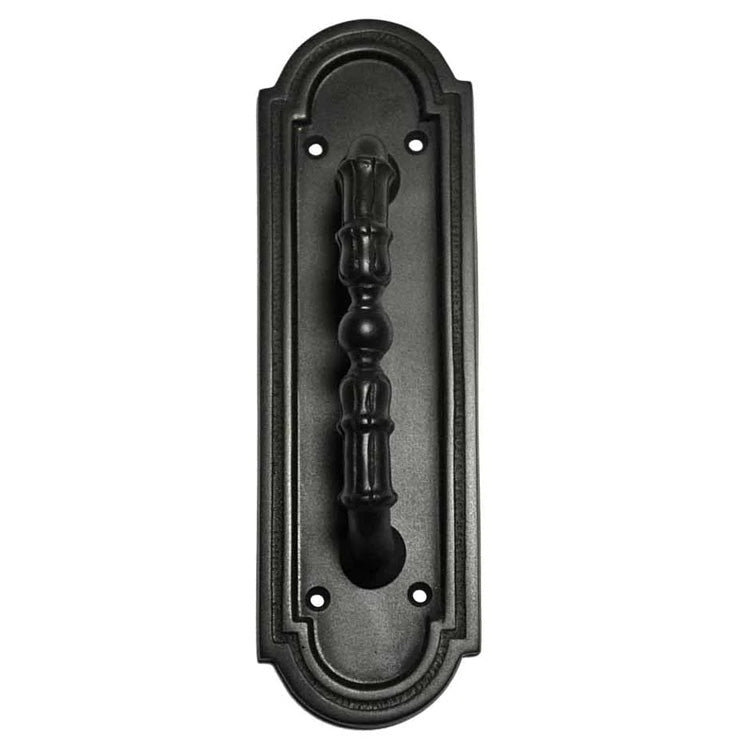 8 3/8 Inch Solid Brass Arched Style Pull Plate (Several Finishes Available) COPPER MOUNTAIN HARDWARE