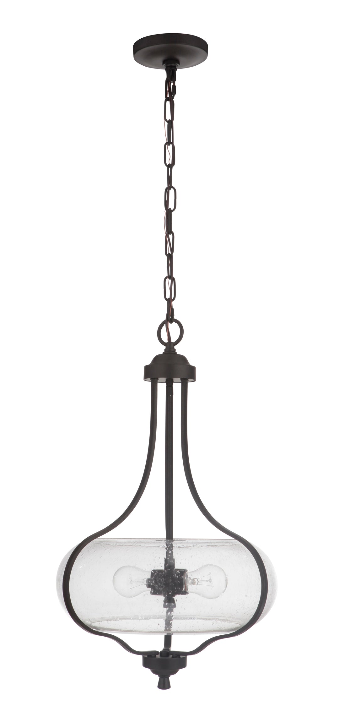 CRAFTMADE Serene 2 Light Pendant in Espresso