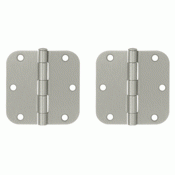 DELTANA 3 1/2 Inch x 3 1/2 Inch Steel Hinge (Brushed Nickel Finish)