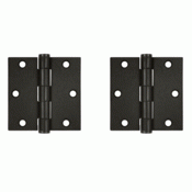 DELTANA 3 1/2 Inch x 3 1/2 Inch Heavy Duty Steel Hinge (Oil Rubbed Bronze Finish)