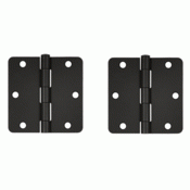 DELTANA 3 1/2 Inch x 3 1/2 Inch Steel Hinge (Oil Rubbed Bronze Finish)