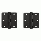 3 1/2 Inch x 3 1/2 Inch Heavy Duty Steel Hinge (Oil Rubbed Bronze Finish) DELTANA