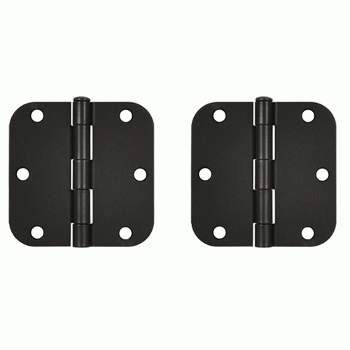 DELTANA 3 1/2 Inch x 3 1/2 Inch Steel Hinge (Oil Rubbed Bronze Finish)