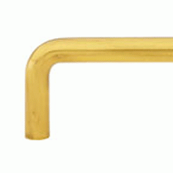 EMTEK 3 1/4 Inch (3 Inch c-c) Solid Brass Wire Pull (Antique Brass Finish)