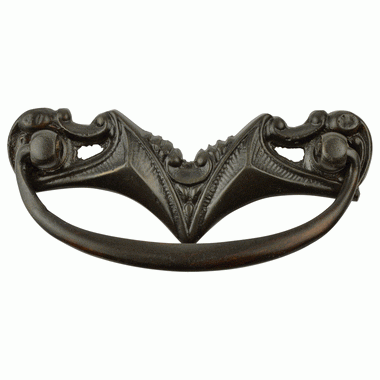 3 3/4 Inch Gothic Bat Drop Pull (Oil-Rubbed Bronze Finish) COPPER MOUNTAIN HARDWARE