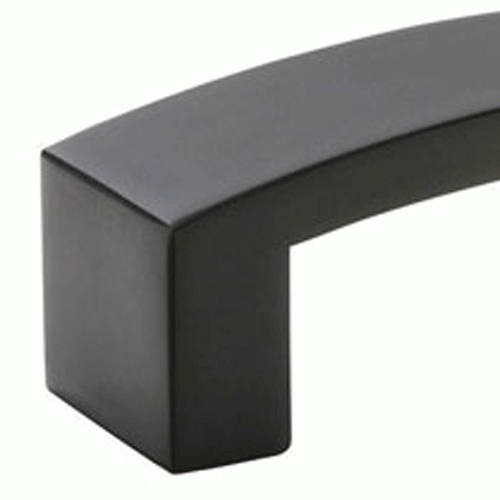 EMTEK Emtek 3 3/8 Inch Overall (3 Inch c-c) Bauhaus Pull Matte Black Finish