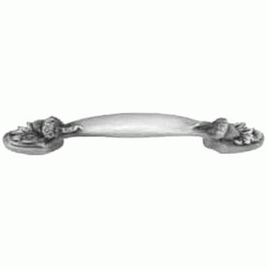 ACORN MANUFACTURING 3 Inch (3 Inch c-c) Solid Pewter Pull: Acorn Pull Satin Pewter Finish