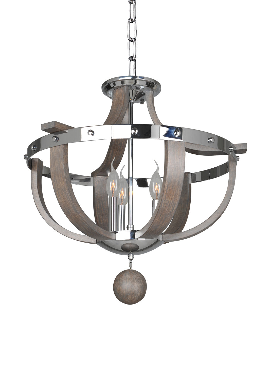 Sharlow 3 Light Semi Flush Mount Kalco