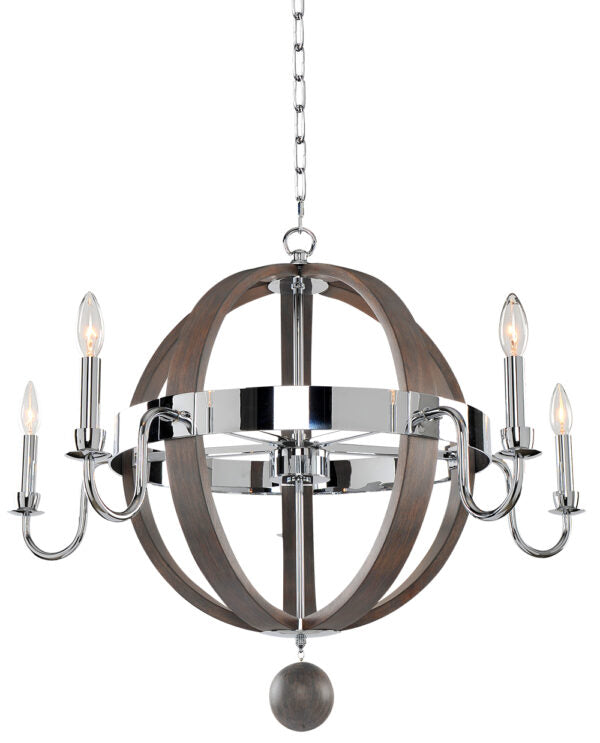 Kalco Sharlow 5 Light Chandelier