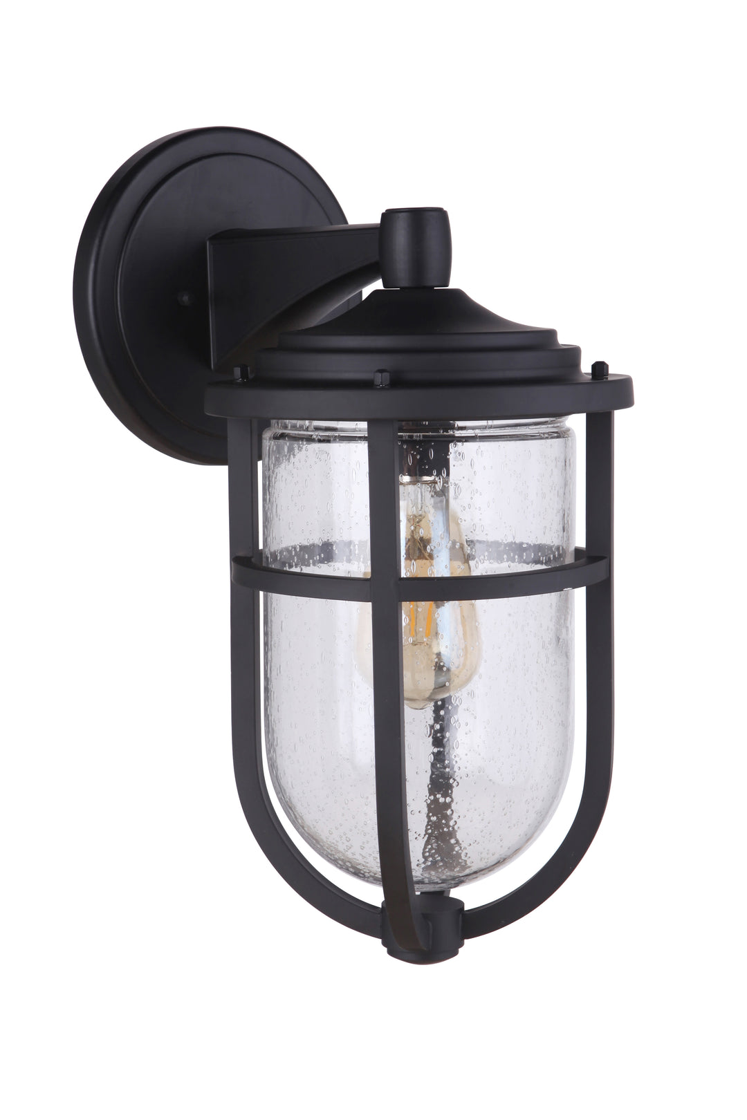 CRAFTMADE Voyage 1 Light Medium Outdoor Wall Lantern in Midnight