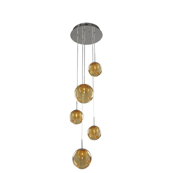 Meteor 5 Light Pendant Kalco