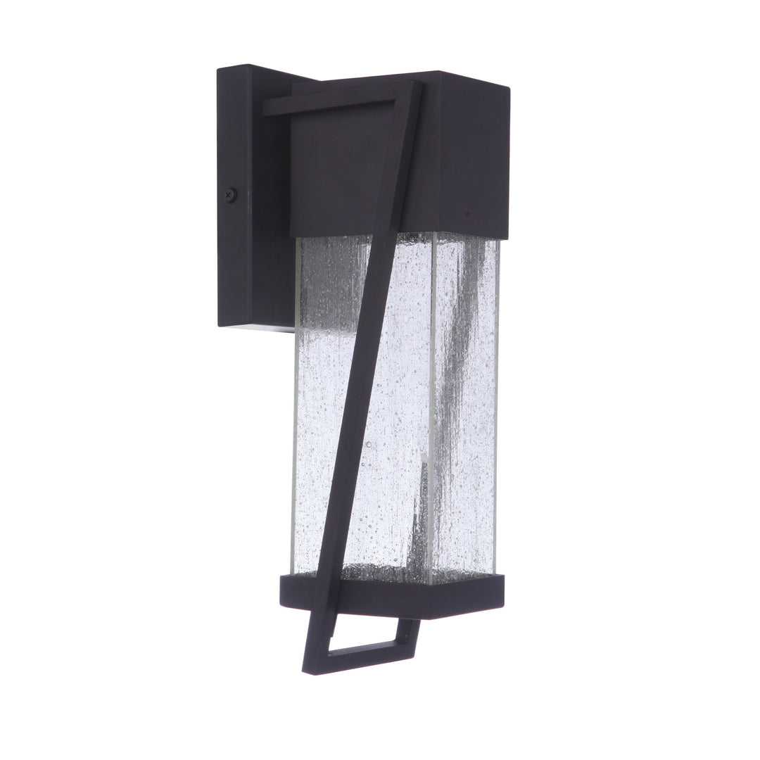 CRAFTMADE Bryce 1 Light Small Outdoor LED Wall Lantern in Midnight