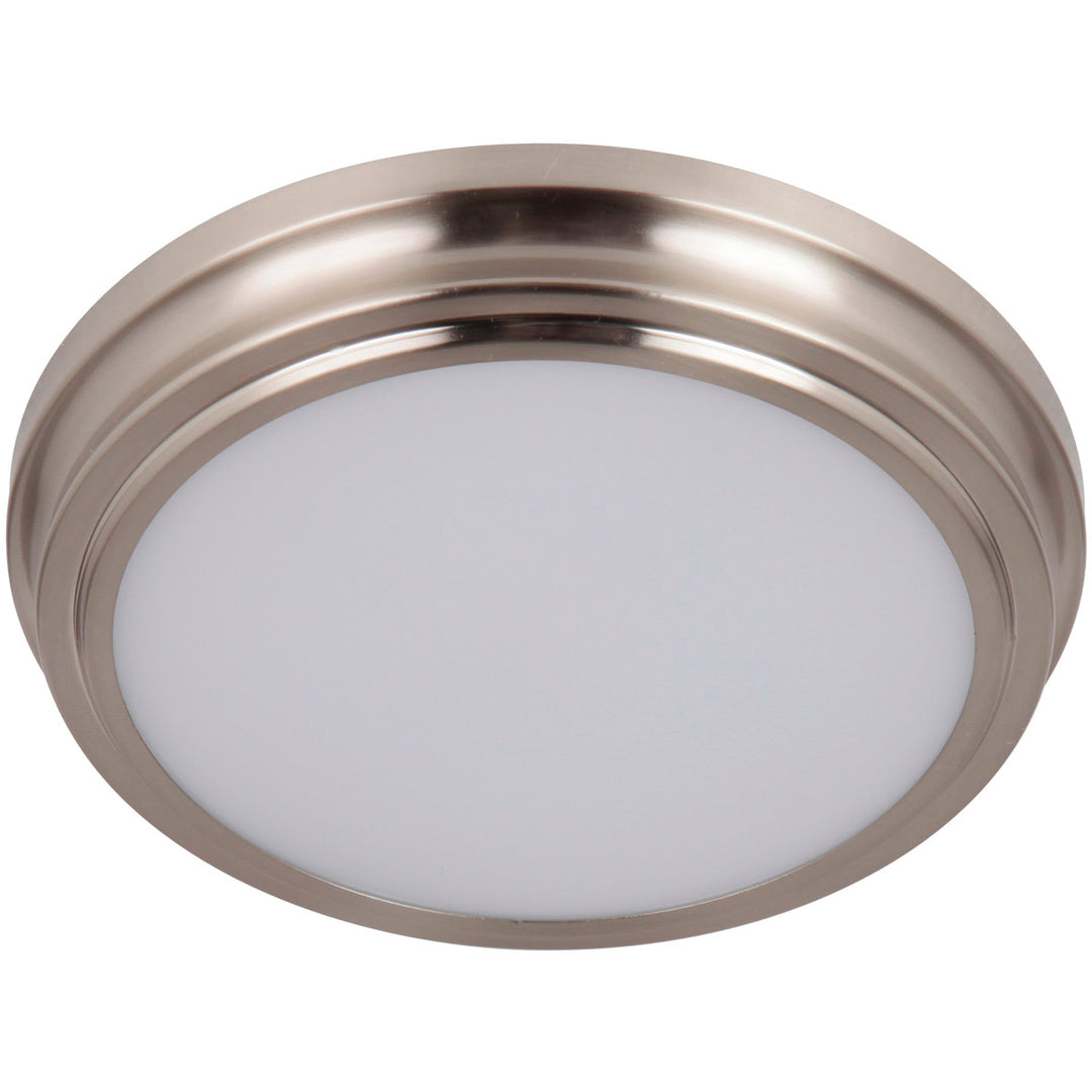 CRAFTMADE X66 Series 1 Light 9" LED Flushmount in Brushed Polished Nickel