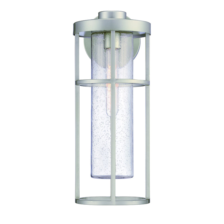 CRAFTMADE Encompass 1 Light Medium Outdoor Wall Lantern in Satin Aluminum